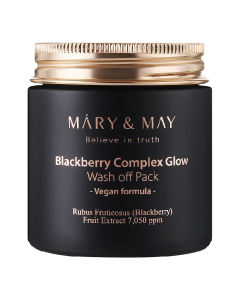 Masca tip wash-off cu extract de mure, 125g, Mary and May