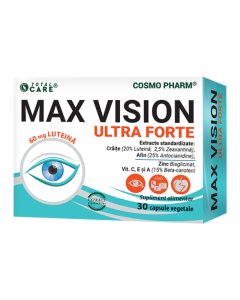 Max Vision Ultra Forte, 30 capsule vegetale, Cosmo Pharm