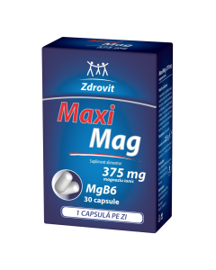 MaxiMag, 375 mg, 30 capsule, Zdrovit