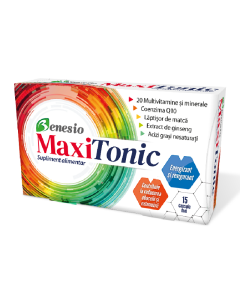 MaxiTonic, 15 capsule moi, Benesio