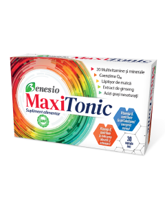 MaxiTonic, 30 capsule moi, Benesio 