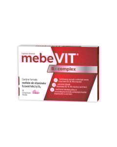 MebeVit B-Complex, 30 comprimate, Zdrovit