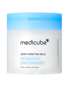 Dischete exfoliante Zero Pore Pad Mild, 70 bucati, Medicube
