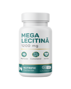 Mega lecitina 1200mg, 30 capsule moi, Nutrific