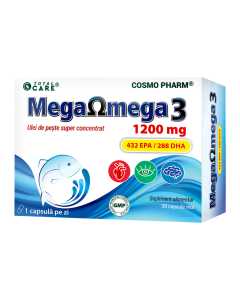 Mega Omega 3, 30 capsule moi, Cosmo Pharm