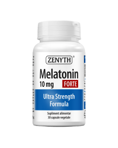 Melatonin Forte, 10 mg, 30 capsule vegetale, Zenyth