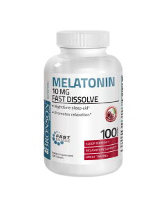 Melatonina 10 mg Cherry flavour, 100 tablete, Bronson Laboratories