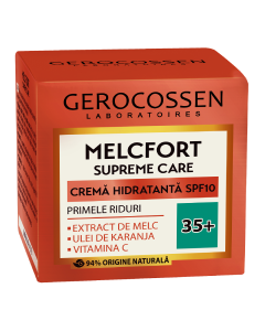 Crema hidratanta primele riduri 35+, SPF10, Melcfort, 50 ml, Gerocossen