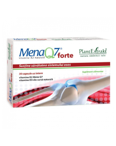 Mena Q7 forte Vitamina K2 Naturala, 30 capsule, Plantextrakt