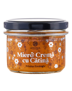 Miere crema cu catina, 220g, Aronia