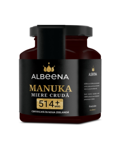 Miere de Manuka cruda, MGO 514+, 200 g, Albeena