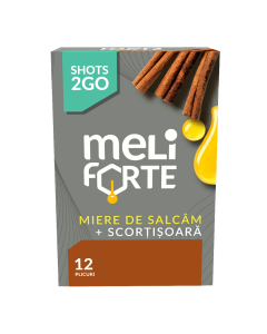 Miere de Salcam cu Scortisoara, 12 plicuri, Meliforte