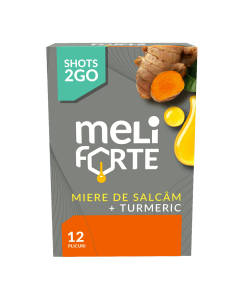 Miere de Salcam cu Turmeric, 12 plicuri, Meliforte