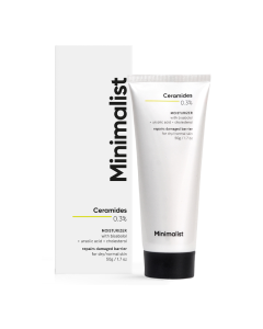 Crema hidratanta cu 0.3% Ceramide si Bisabolol, 50g, Minimalist