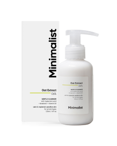 Demachiant gel-crema bland 06% extract ovaz, 120ml, Minimalist