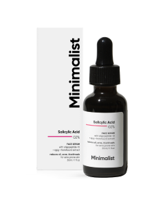 Ser 02% acid salicilic pentru fata, 30ml, Minimalist 