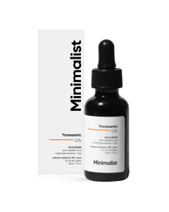 Ser pentru pete pigmentare cu acid Tranexamic 03%, 30ml, Minimalist 