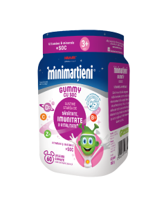Minimartieni jeleuri cu soc, +3 ani, 60 jeleuri, Walmark Stada 