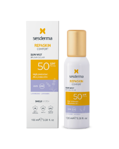 Mist cu protectie solara SPF50, Comfort Repaskin Lavanda, 100 ml, Sesderma