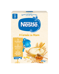Nestle 8 cereale miere, 250 g 