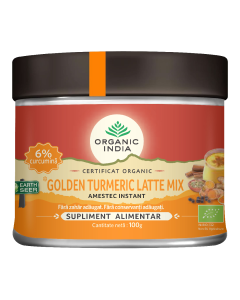 Golden Turmeric Latte Mix, 100 g, Organic India