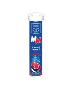 Vitamine si minerale + Ginseng, 24 comprimate efervescente, Zdrovit