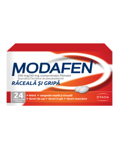 Modafen 200 mg / 30 mg x 24 comprimate filmate 