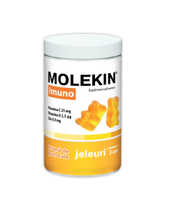 Molekin Imuno 3 ani+, 60 jeleuri gumate, Zdrovit