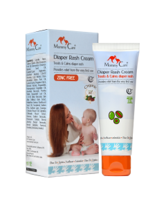 Crema Naturala Fara Zinc impotriva iritatiilor din zona scutecului, 80 ml, Mommy Care