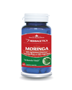 Moringa, 60 capsule vegetale, Herbagetica