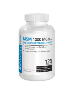 MSM, 1000 mg, 250 capsule, Bronson Laboratories