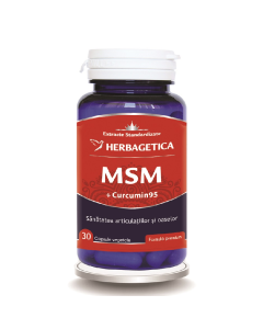 MSM + Curcumin95, 30 capsule, Herbagetica