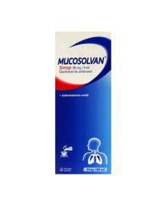 Mucosolvan sirop adulti, 30 mg/5 ml, 100 ml, Sanofi