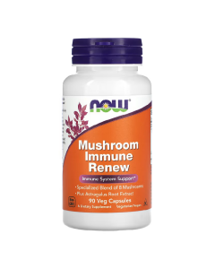 Muschroom Immune Renew, 90 capsule vegetale, Now Foods