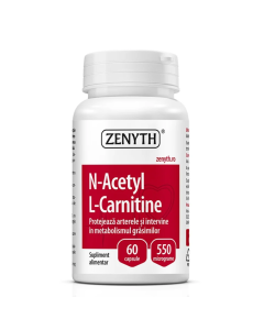 N-Acetyl L-Carnitine, 550 mg, 60 capsule, Zenyth