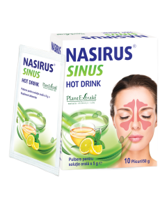 Nasirus Sinus Hot drink, 10 plicuri, Plant Extrakt