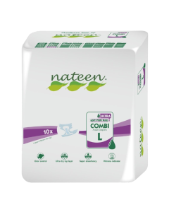 Scutece pentru adulti Combi Line X-Ultra, marime L, 10 bucati, Nateen