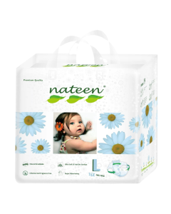 Scutece hipoalergenice Flex&Fit Premium, L, Nr.4, 8-14kg, 16 bucati, Nateen