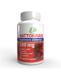 Nattokinase 100 mg, 30 capsule vegetale, Justin Pharma