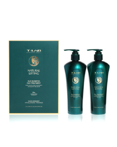 Set Profesional Duo Sampon si Tratament Natural Lifting, 600ml, T-LAB Professional