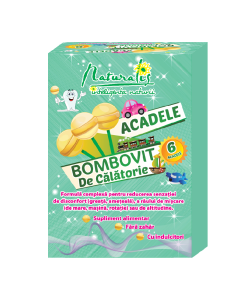 Acadele Bombovit de Calatorie, 6g, 6 acadele, Naturalis