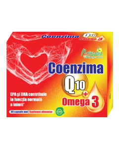 Naturalis Naturalis Coenzima Q10 + Omega 3, 30 capsule