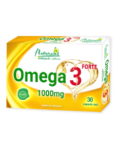 Omega 3 forte 1000mg, 30 capsule, Naturalis 