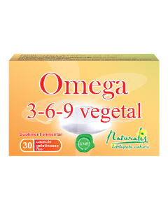 Omega 3-6-9 vegetal, 30 capsule, Naturalis 