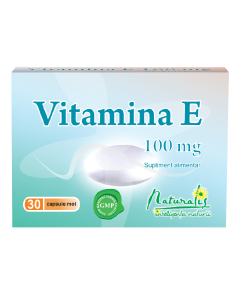Naturalis Vitamina E 100mg, 30 capsule
