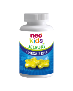 Omega 3 Dha, 30 jeleuri, Neo Kids 