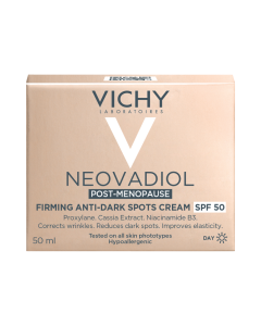 Crema de zi fermitate si anti-pete SPF50, Neovadiol Post-Menopause, 50 ml, Vichy