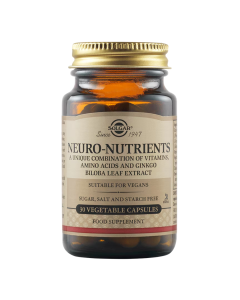 Neuro Nutrients, 30 capsule vegetale, Solgar