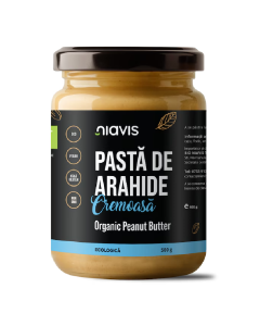 Pasta de arahide cremoasa Ecologica - BIO, 500g, Niavis