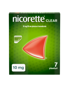 Nicorette Clear 10 mg, 7 plasturi 